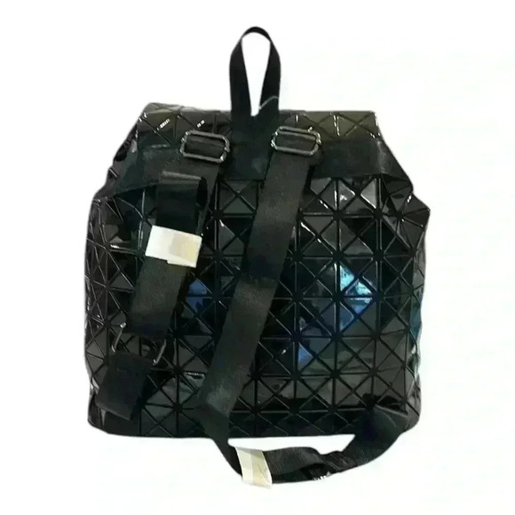 Lucky Brand Shiny Black Geometric Backpack main image 4